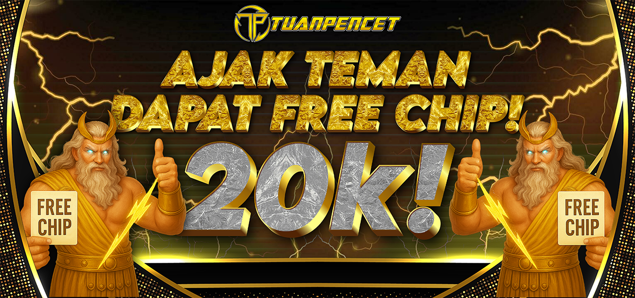 BONUS INSTAN AJAK TEMAN DAPAT FREE CHIP 20K!!